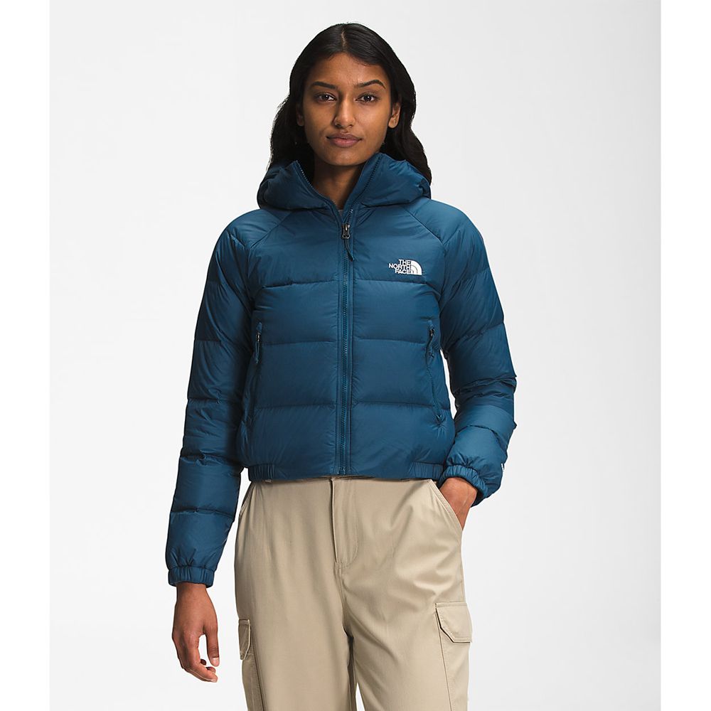 The North Face Winter Jacket Womens Australia - The North Face Hydrenalite Hoodie Blue (SFK-924368)